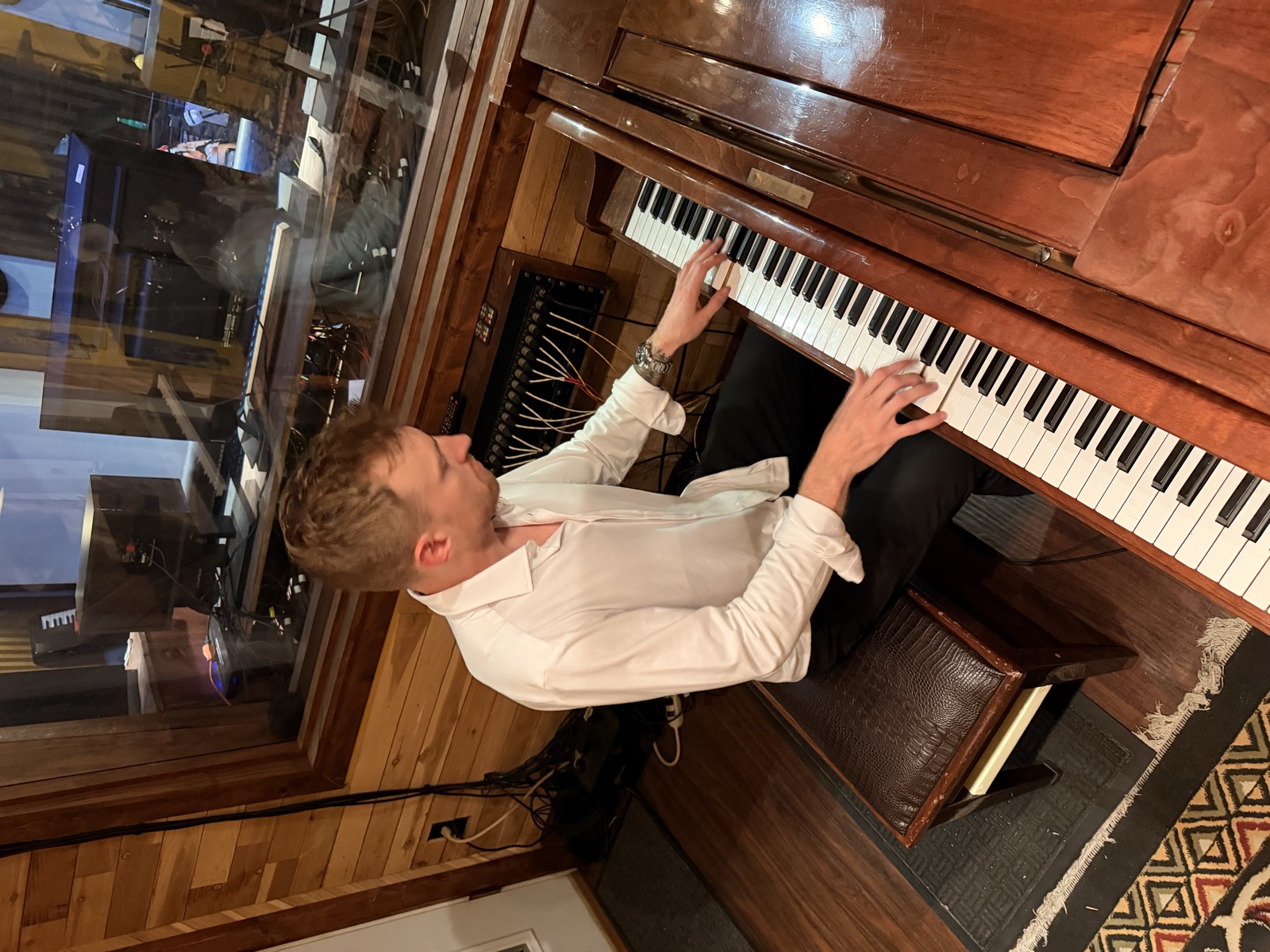 Maxwell at the Piano